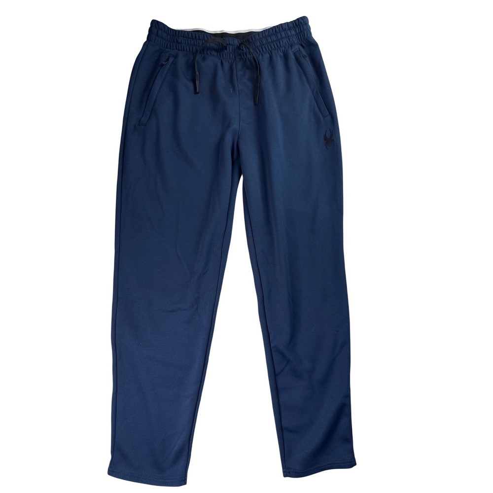 Spyder Active Mens Navy Blue Performance Jogger Sweatpants Size Medium Athletic